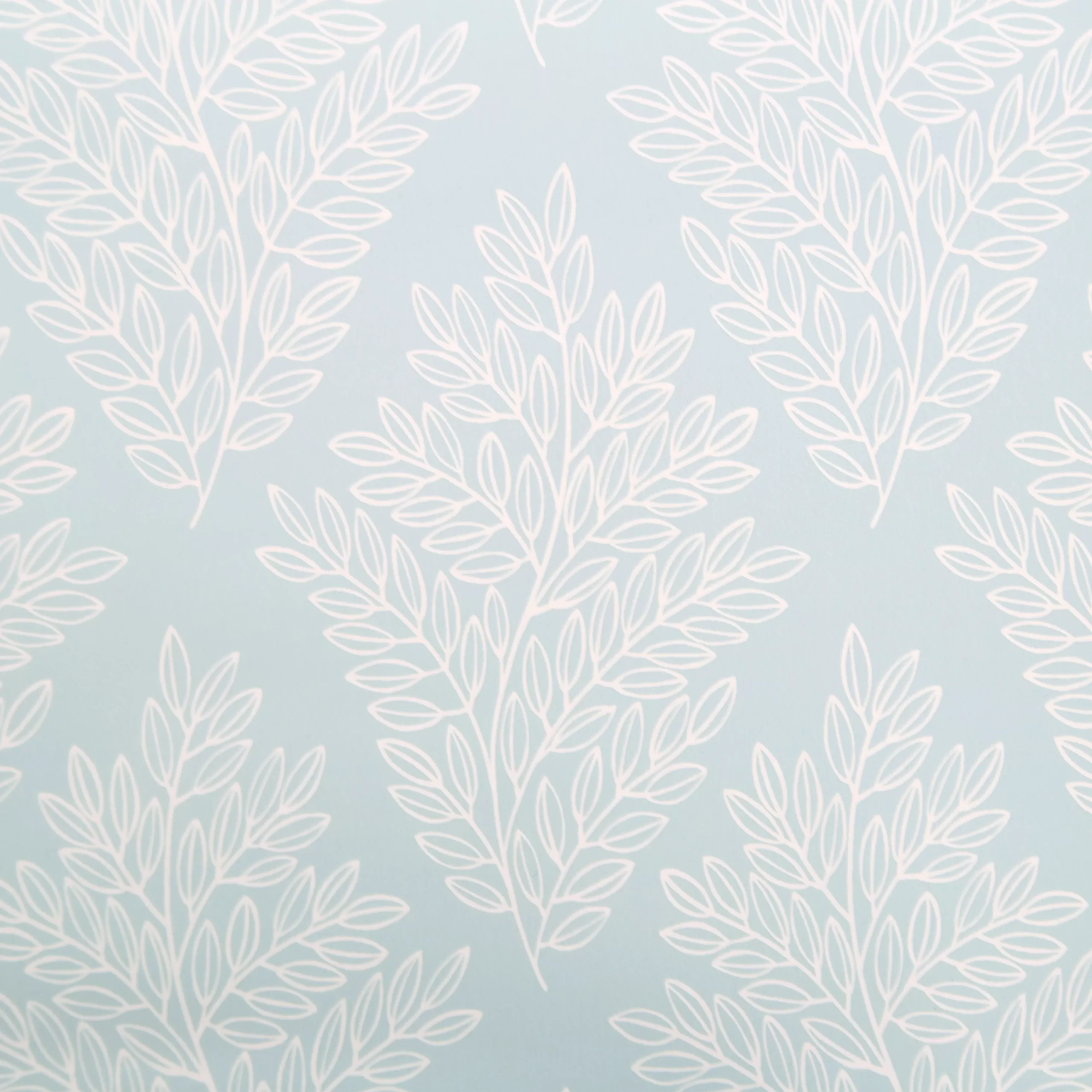 Acinos Blue & White Leaves Smooth Wallpaper 5 Acinos Blue & White Leaves Smooth Wallpaper - Image 3