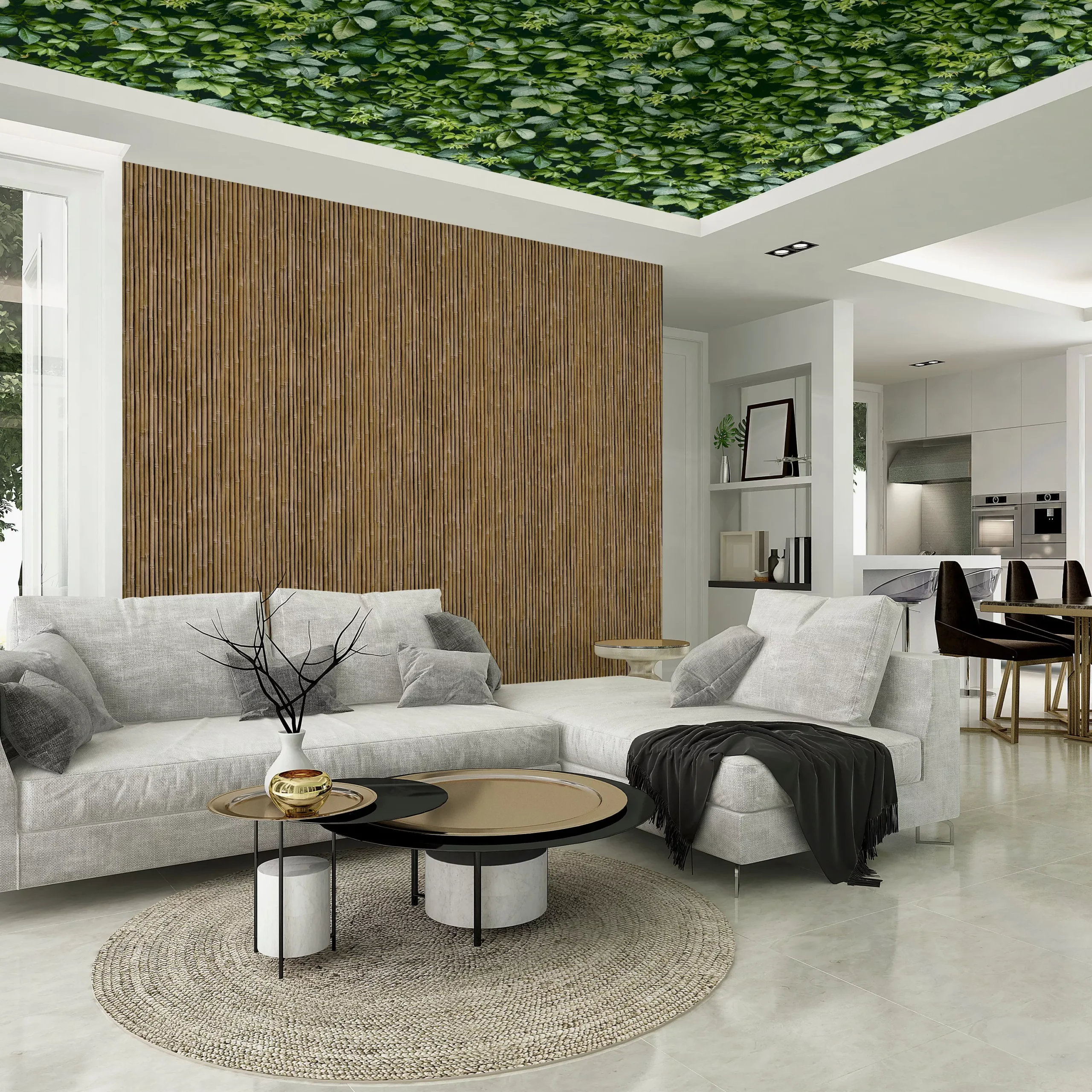 Arthouse Bamboo Wood Effect Smooth Wallpaper 5 Arthouse Bamboo Wood Effect Smooth Wallpaper - Image 3