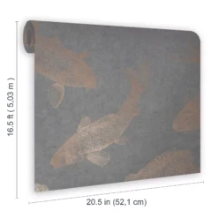 Boutique Grey Pisces Metallic Effect Smooth Wallpaper 13 Boutique Grey Pisces Metallic Effect Smooth Wallpaper -Paint Decoration boutique grey pisces metallic effect smooth wallpaper5011583391572 01t BQ