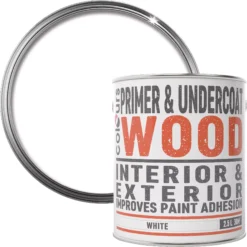 Colours Wood White Wood Primer & Undercoat, 2.5L