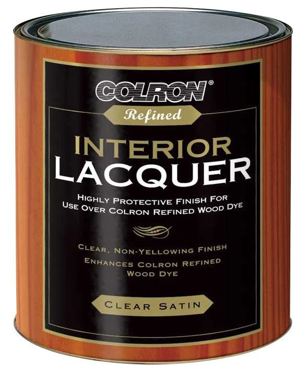 Colron Refined Clear Satin Lacquer, 0.75L 3 Colron Refined Clear Satin Lacquer, 0.75L