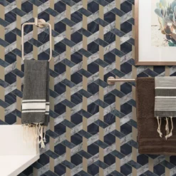 Contour Blue Geometric Metallic Effect Smooth Wallpaper 11 Contour Blue Geometric Metallic Effect Smooth Wallpaper -Paint Decoration contour blue geometric metallic effect smooth wallpaper5011583515244 20i bq