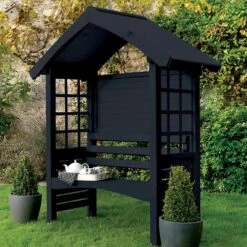 Cuprinol Garden Shades Black Ash Matt Exterior Wood Paint, 2.5L -Paint Decoration cuprinol garden shades black ash matt exterior wood paint 2 5l5010368060177 02i bq