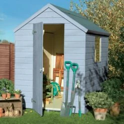 Cuprinol Garden Shades Coastal Mist Matt Multi-surface Exterior Wood Paint, 1L -Paint Decoration cuprinol garden shades coastal mist matt multi surface exterior wood paint 1l5010212557426 01i bq