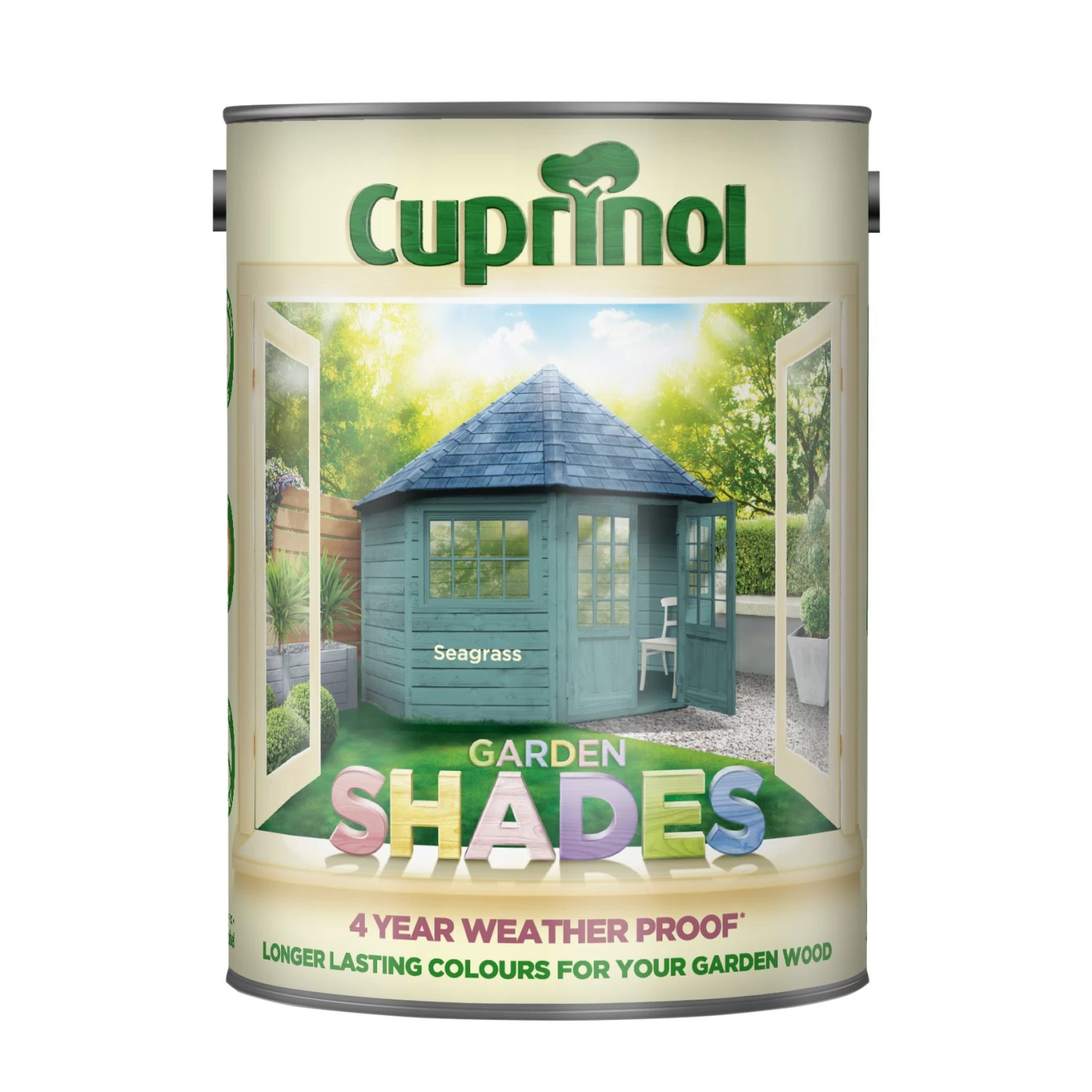 Cuprinol Garden Shades Seagrass Matt Multi-surface Exterior Wood Paint, 5L 4 Cuprinol Garden Shades Seagrass Matt Multi-surface Exterior Wood Paint, 5L - Image 2