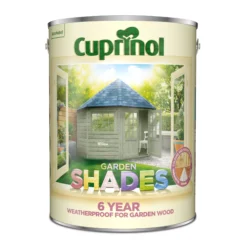 Cuprinol Garden Shades Willow Matt Multi-surface Exterior Wood Paint, 5L -Paint Decoration cuprinol garden shades willow matt multi surface exterior wood paint 5l5010212490242 08c bq