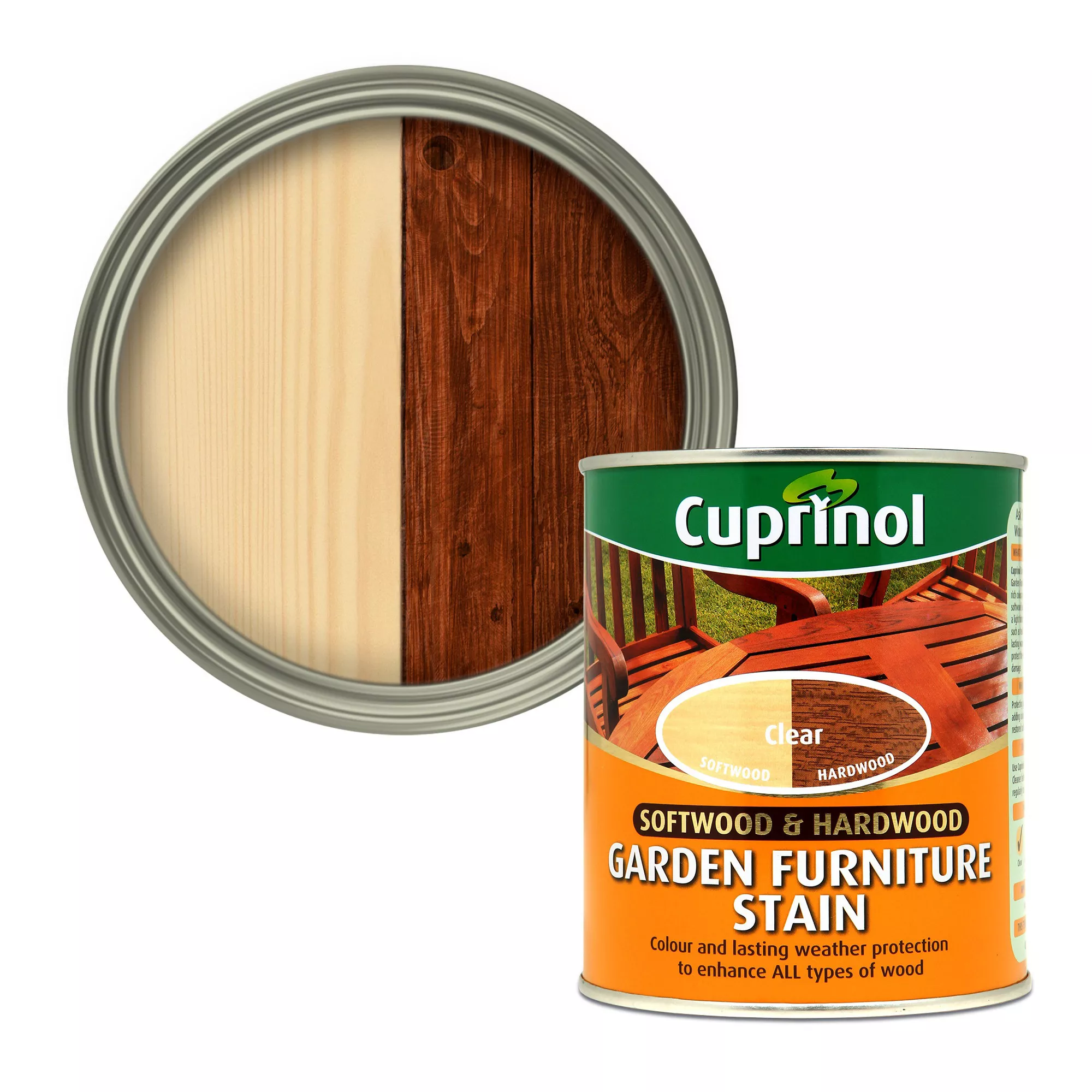 Cuprinol Softwood & Hardwood Clear Furniture Wood Stain, 750ml 3 Cuprinol Softwood & Hardwood Clear Furniture Wood Stain, 750ml
