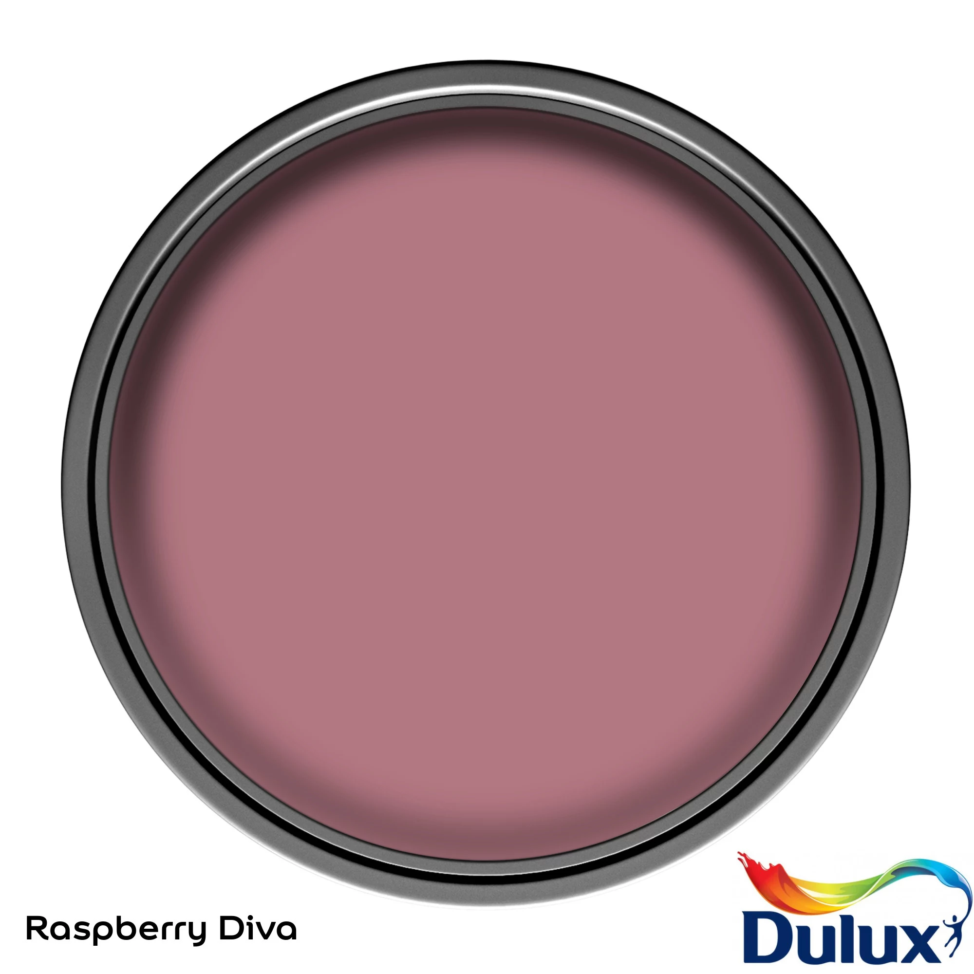 Dulux One Coat Raspberry Diva Matt Emulsion Paint, 1.25L 5 Dulux One Coat Raspberry Diva Matt Emulsion Paint, 1.25L - Image 3