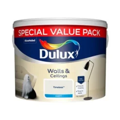 New Release -Paint Decoration dulux timeless matt emulsion paint 7 5l5010212647868 08c bq