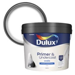 New Release 19 Dulux Walls White Primer & Undercoat, 10L