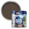 Dulux Weathershield Conker Gloss Exterior Metal & Wood Paint, 2.5L -Paint Decoration dulux weathershield conker gloss exterior metal wood paint 2 5l5010212431184 02c bq