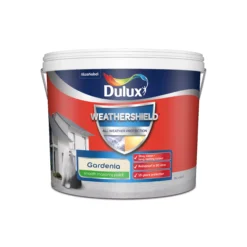 New Release -Paint Decoration dulux weathershield gardenia smooth matt masonry paint 10l5010212644539 08c bq