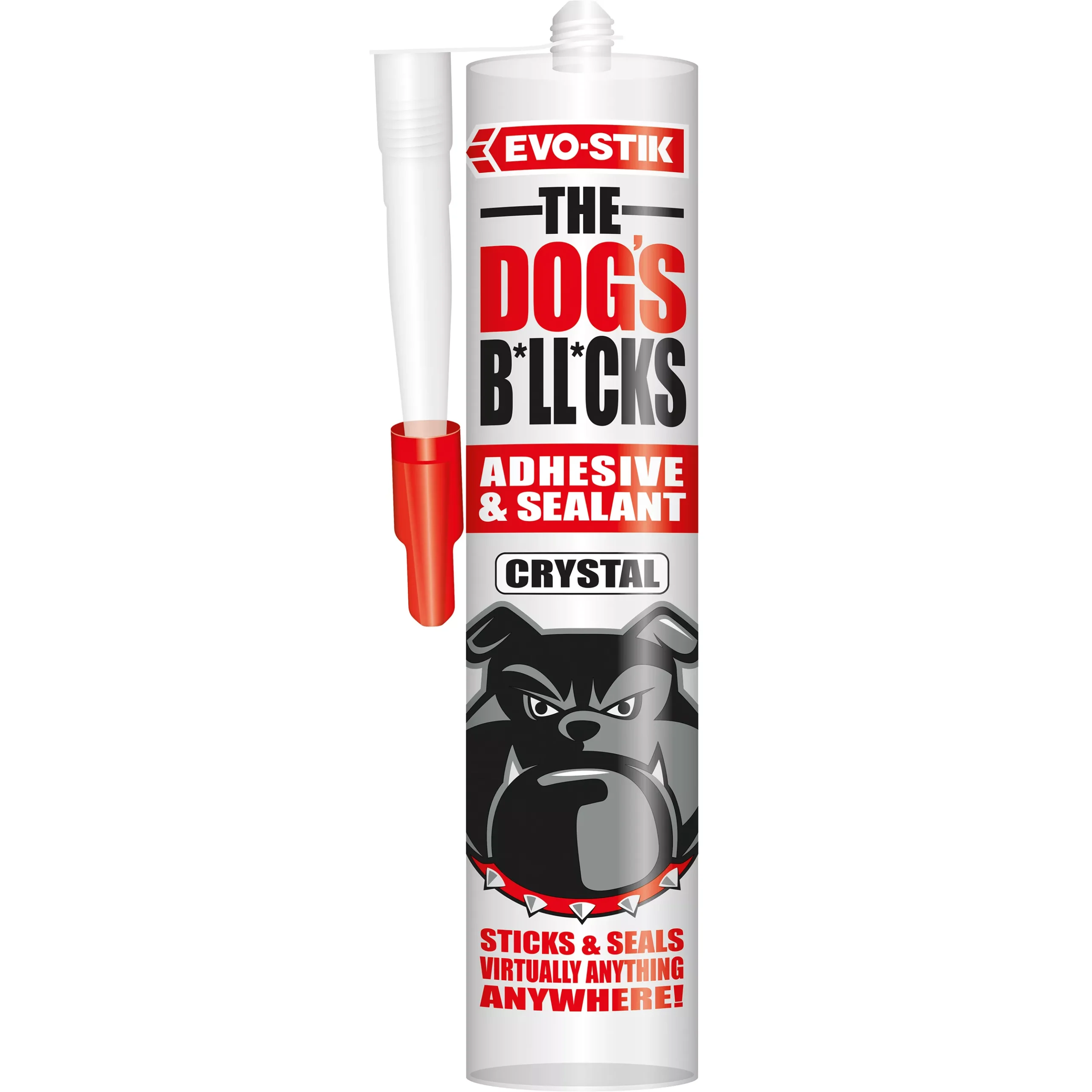 Evo-Stik Dogs B*ll*cks Crystal Skirting Board Grab Adhesive & Sealant 290ml 3 Evo-Stik Dogs B*ll*cks Crystal Skirting Board Grab Adhesive & Sealant 290ml