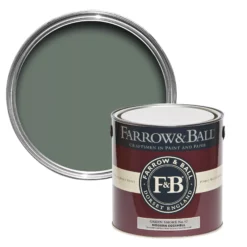 Farrow & Ball Modern Green Smoke No.47 Eggshell Paint, 2.5L