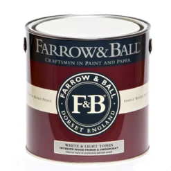Farrow & Ball White & Light Tones Wood Primer & Undercoat, 2.5L -Paint Decoration farrow ball white light tones wood primer undercoat 2 5l5029496023473 08c bq