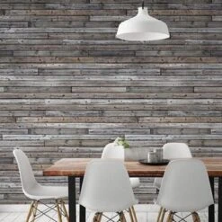 GoodHome Cardew Grey Wood Effect Matt Mural -Paint Decoration goodhome cardew grey wood effect matt mural5059340410142 01i