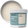 GoodHome Classic Magnolia Smooth Matt Masonry Paint, 5L -Paint Decoration goodhome classic magnolia smooth matt masonry paint 5l3663602520856 02c bq