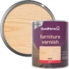 GoodHome Clear Gloss Multi-surface Furniture Wood Varnish, 750ml 2 GoodHome Clear Gloss Multi-surface Furniture Wood Varnish, 750ml -Paint Decoration goodhome clear gloss multi surface furniture wood varnish 750ml5059340486796 21c
