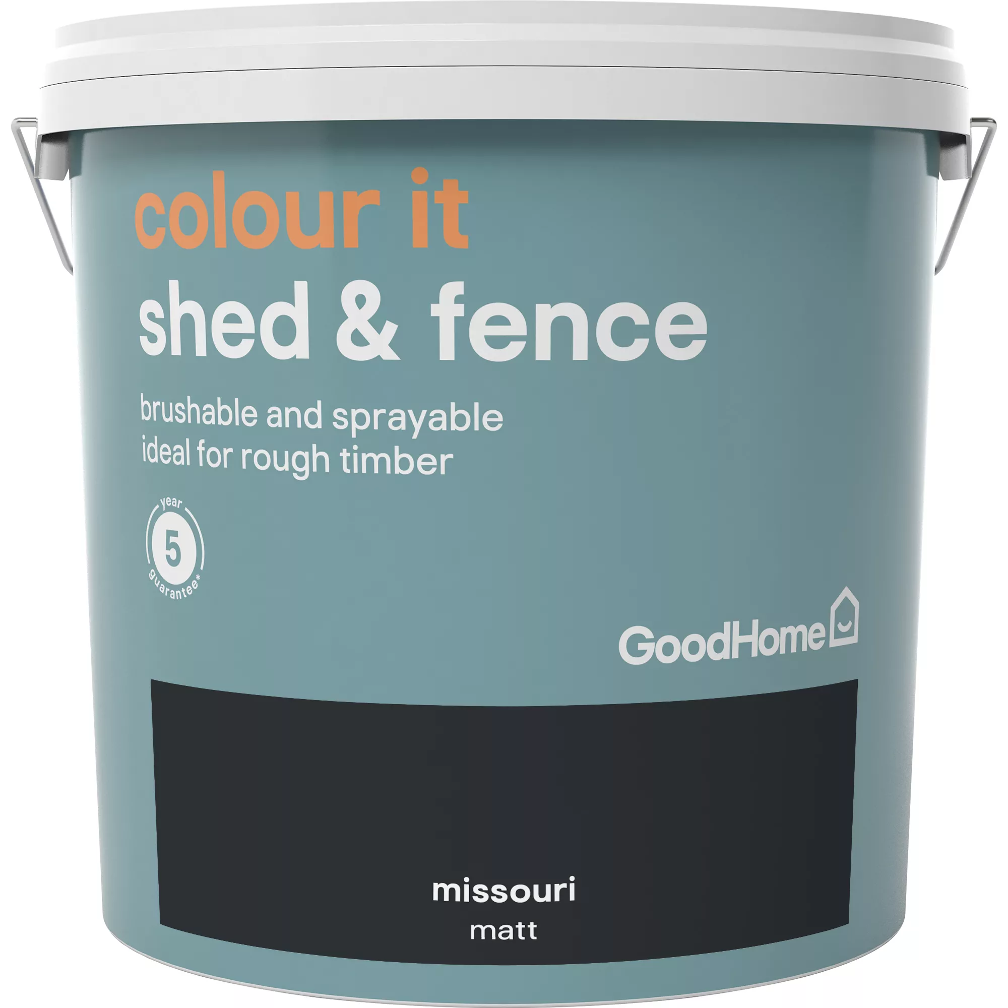 GoodHome Colour It Missouri Matt Fence & Shed Stain, 9L 3 GoodHome Colour It Missouri Matt Fence & Shed Stain, 9L