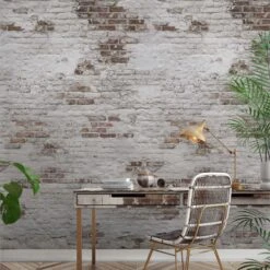 GoodHome Merly Natural Brick Effect Matt Mural -Paint Decoration goodhome merly natural brick effect matt mural5059340410135 03i