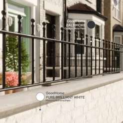 GoodHome Outdoor Black Gloss Exterior Metal Paint, 750ml Tin -Paint Decoration goodhome outdoor black gloss exterior metal paint 750ml tin5059340296043 19i EN 2022