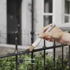 GoodHome Outdoor Black Satinwood Exterior Metal Paint, 2.5L Tin -Paint Decoration goodhome outdoor black satinwood exterior metal paint 2 5l tin5059340296050 19i EN 2022