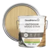 GoodHome Outdoor Light Oak Satin Quick Dry Wood Stain, 2.5L -Paint Decoration goodhome outdoor light oak satin quick dry wood stain 2 5l5059340297453 21c
