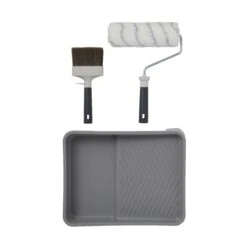 GoodHome Polyamide Long Pile Decorating Set, 4 Pieces -Paint Decoration goodhome polyamide long pile decorating set 4 pieces5059340016672 07c