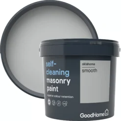 GoodHome Self-cleaning Oklahoma Smooth Matt Masonry Paint, 5L 11 GoodHome Self-cleaning Oklahoma Smooth Matt Masonry Paint, 5L -Paint Decoration goodhome self cleaning oklahoma smooth matt masonry paint 5l3663602521327 37c