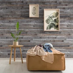 Grandeco Brown & Grey Wood Effect Matt Mural -Paint Decoration grandeco brown grey wood effect matt mural5411012425456 20i bq