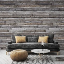 Grandeco Brown & Grey Wood Effect Matt Mural -Paint Decoration grandeco brown grey wood effect matt mural5411012425456 21i bq