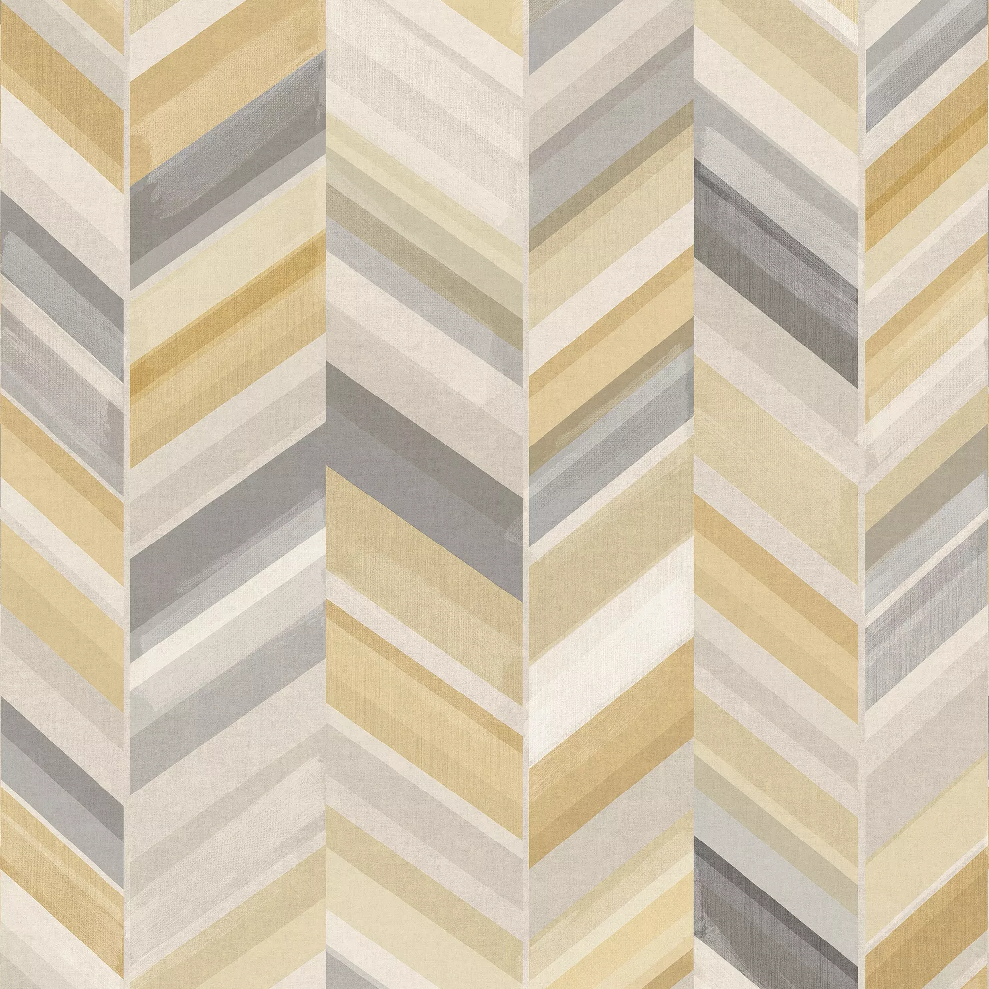 Grandeco Grey & Yellow Chevron Matt Mural 3 Grandeco Grey & Yellow Chevron Matt Mural