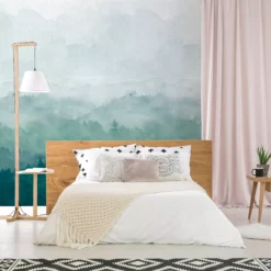 Grandeco Teal Landscape Matt Mural -Paint Decoration grandeco teal landscape matt mural5411012443689 21i bq