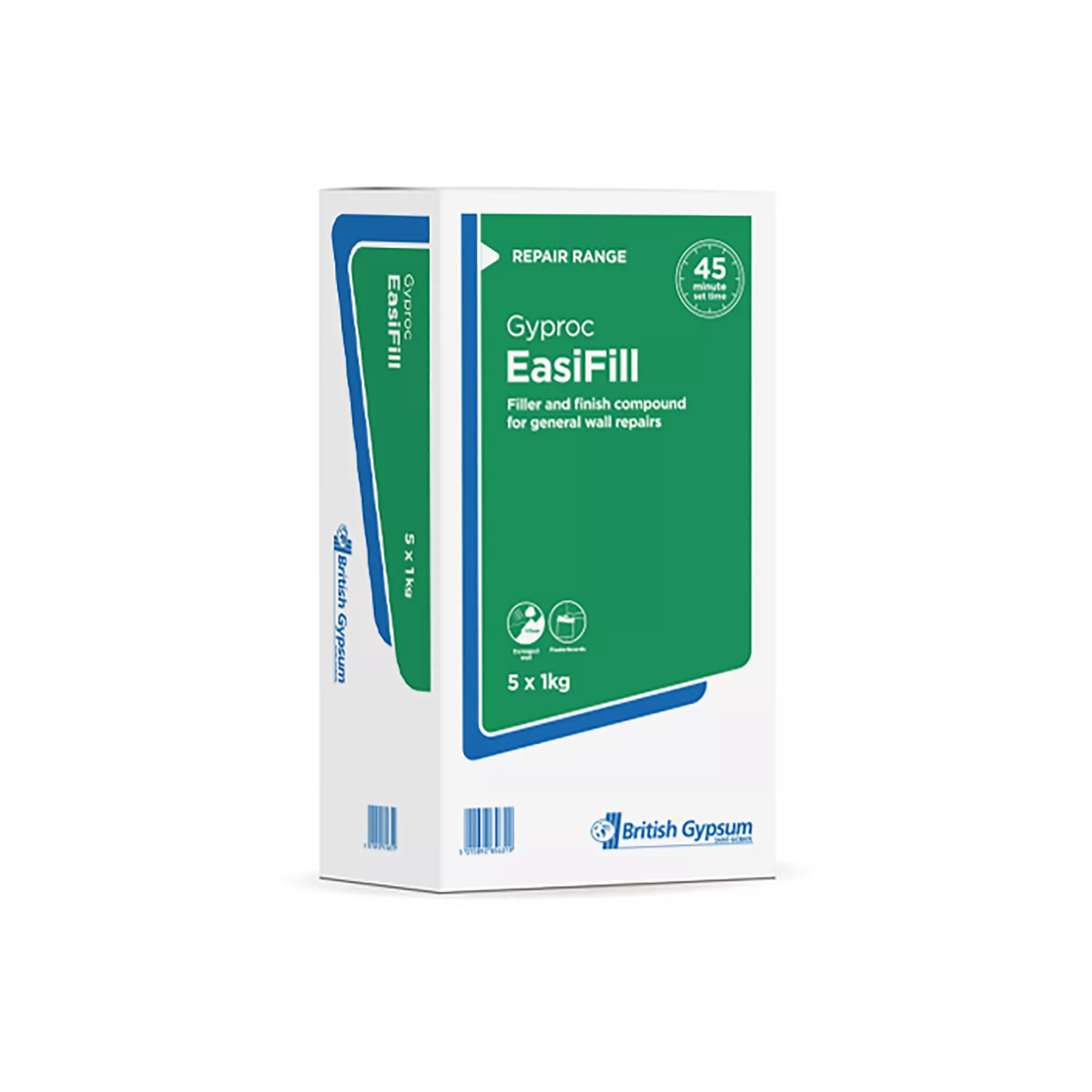 Gyproc Easi-fill Powder Filler, 5kg 4 Gyproc Easi-fill Powder Filler, 5kg - Image 2