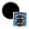 Hammerite Black Gloss Metal Paint, 250ml 2 Hammerite Black Gloss Metal Paint, 250ml -Paint Decoration hammerite black gloss metal paint 250ml5011867220017 02c bq