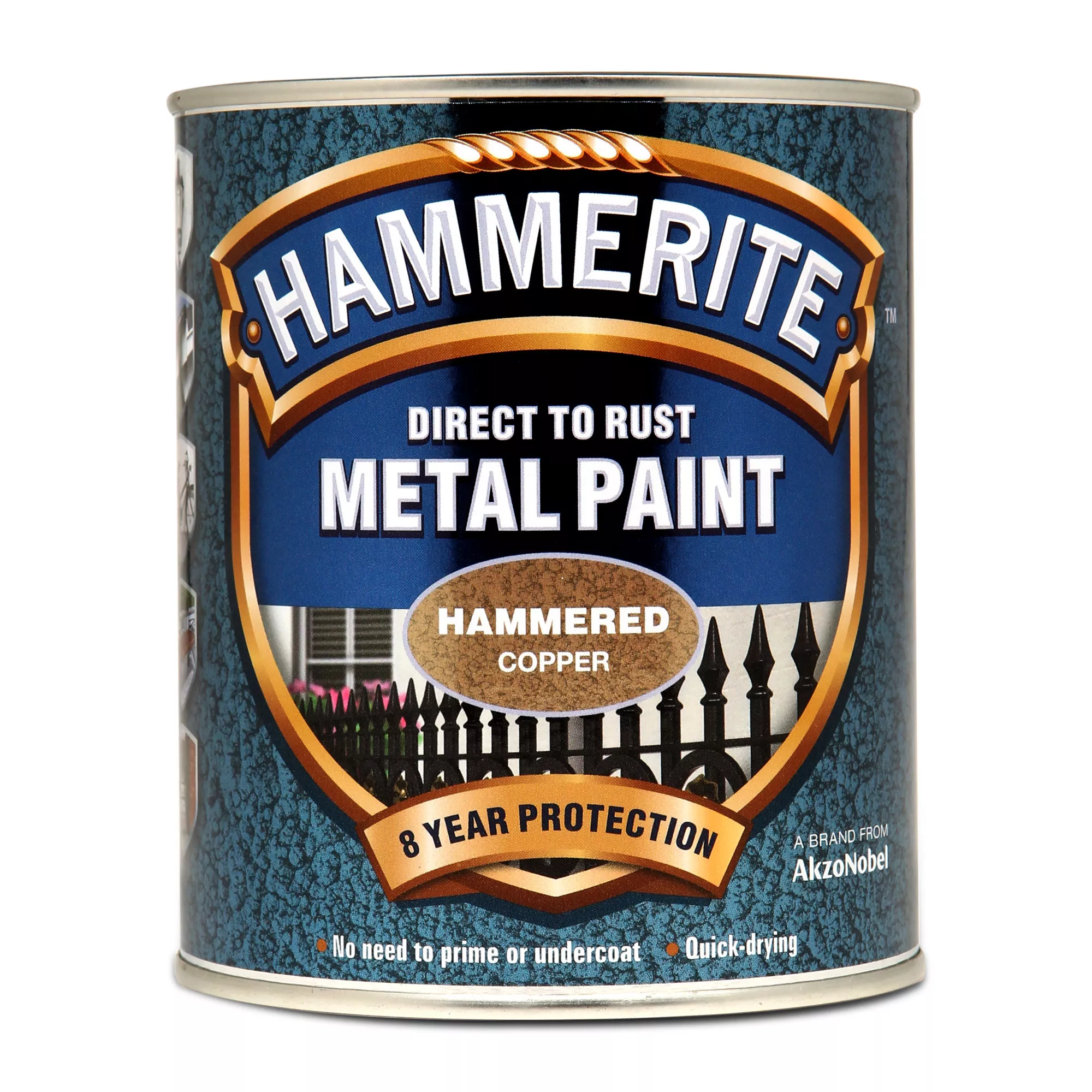 Hammerite Hammered Effect Metal Paint, 750ml 4 Hammerite Hammered Effect Metal Paint, 750ml - Image 2