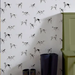 Joules White Dogs Smooth Wallpaper -Paint Decoration joules white dogs smooth wallpaper5011583526578 21i bq