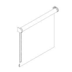 Kitchen & Bathroom Blinds Corded Stripe Print Navy Blackout Roller Blind (W)180cm (L)180cm -Paint Decoration kitchen bathroom blinds corded stripe print navy blackout roller blind w 180cm l 180cm5059340459400 03t