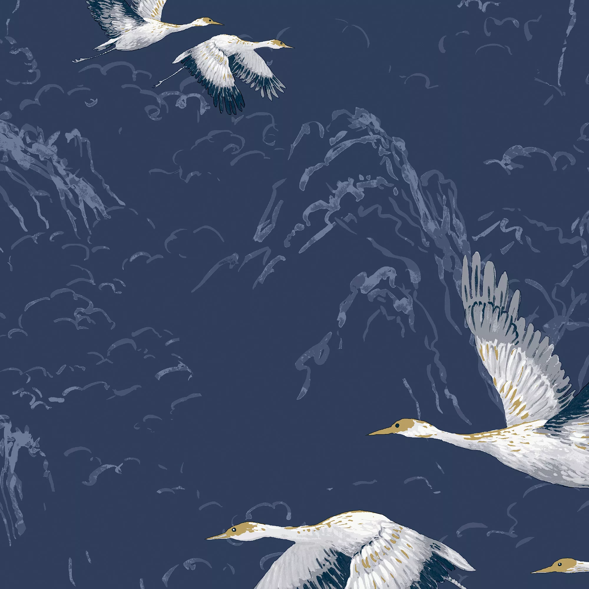 Laura Ashley Animalia Midnight Animal Smooth Wallpaper 5 Laura Ashley Animalia Midnight Animal Smooth Wallpaper - Image 3