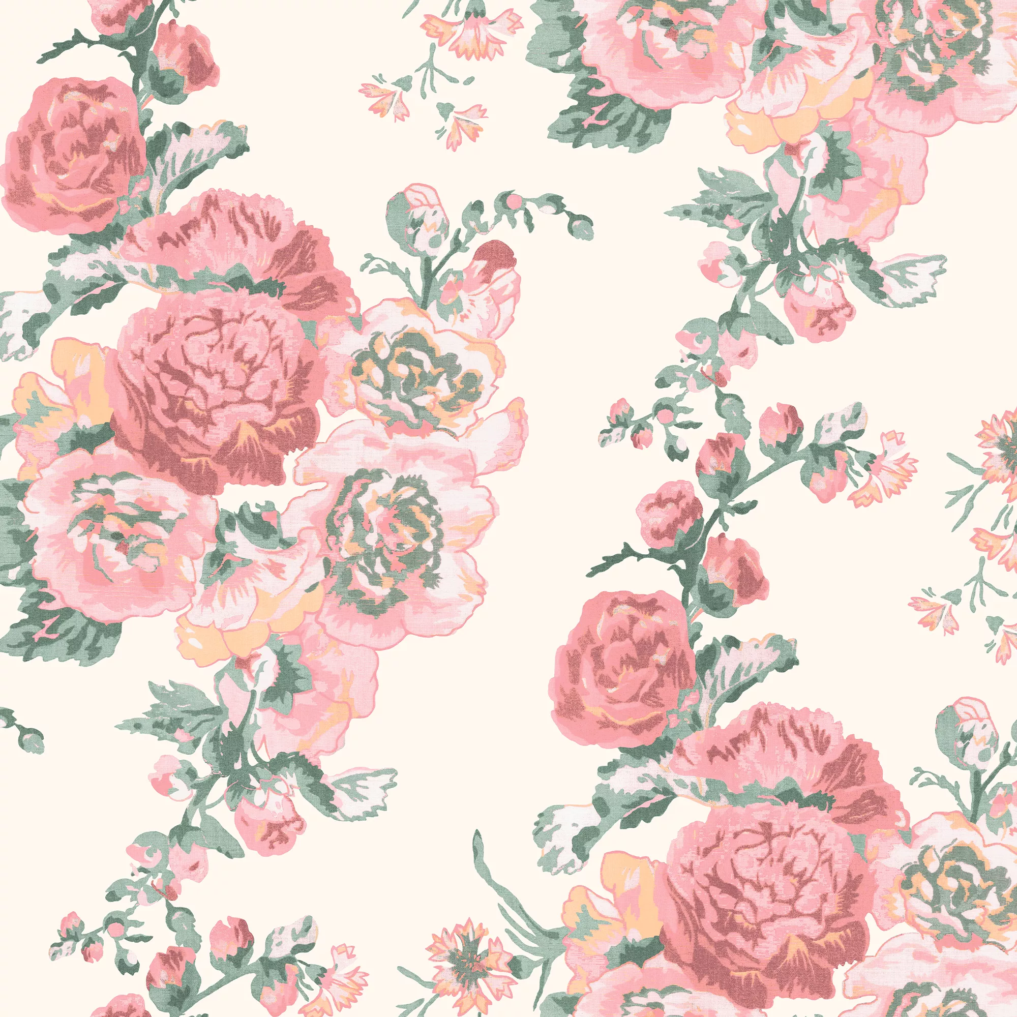 Laura Ashley Country Charm Pink Floral Smooth Wallpaper 4 Laura Ashley Country Charm Pink Floral Smooth Wallpaper - Image 2