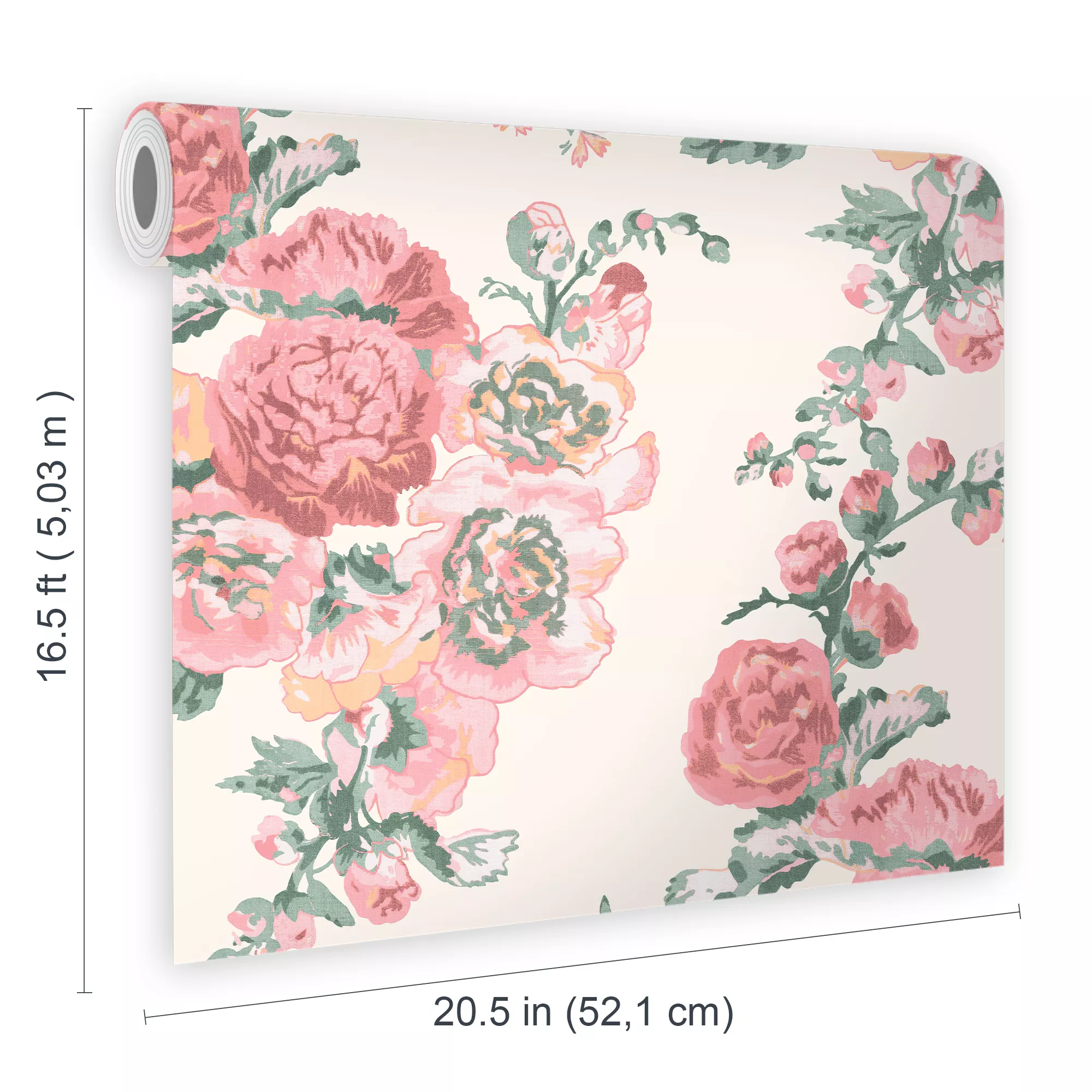 Laura Ashley Country Charm Pink Floral Smooth Wallpaper 8 Laura Ashley Country Charm Pink Floral Smooth Wallpaper - Image 6