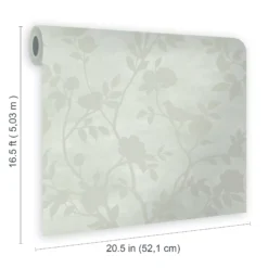 Laura Ashley Eglantine Silhouette Eau De Nil Trail Smooth Wallpaper -Paint Decoration laura ashley eglantine silhouette eau de nil trail smooth wallpaper5011583467635 02t bq