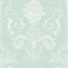 Laura Ashley Josette Duck Egg Damask Smooth Wallpaper