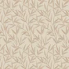 Laura Ashley Willow Neutral Leaf Smooth Wallpaper