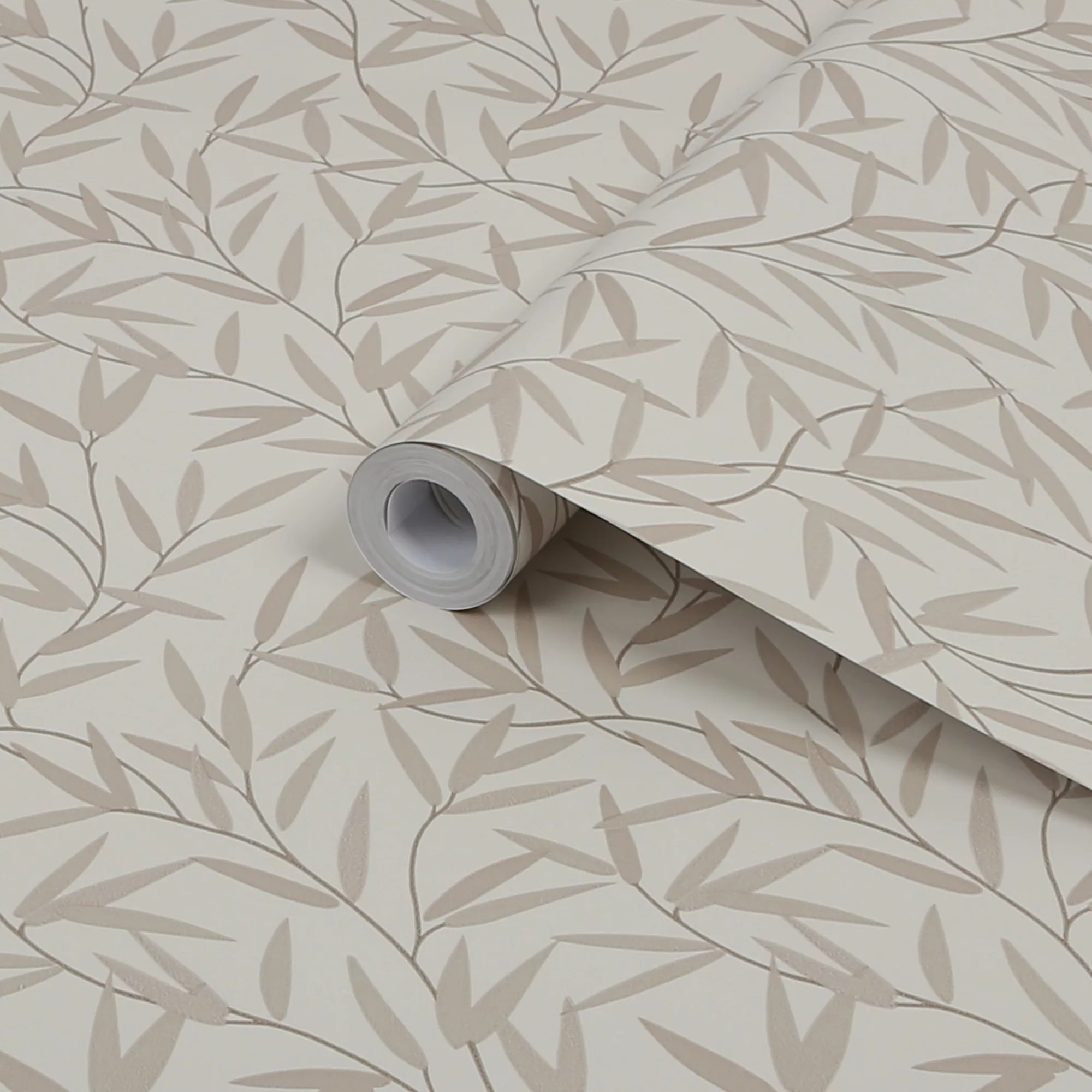 Laura Ashley Willow Neutral Leaf Smooth Wallpaper 4 Laura Ashley Willow Neutral Leaf Smooth Wallpaper - Image 2