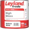 Leyland Trade Pure Brilliant White Gloss Metal & Wood Paint, 2.5L 1 Leyland Trade Pure Brilliant White Gloss Metal & Wood Paint, 2.5L -Paint Decoration leyland trade pure brilliant white gloss metal wood paint 2 5l5010426773094 02c bq