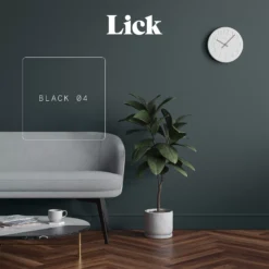 Lick Black 04 Matt Emulsion Paint, 2.5L -Paint Decoration lick black 04 matt emulsion paint 2 5l5060932640465 07i bq