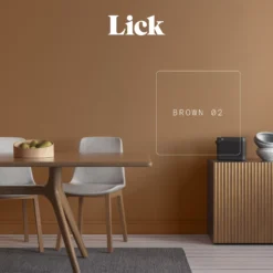 Lick Brown 02 Matt Emulsion Paint, 2.5L 14 Lick Brown 02 Matt Emulsion Paint, 2.5L -Paint Decoration lick brown 02 matt emulsion paint 2 5l5060932641097 08i bq