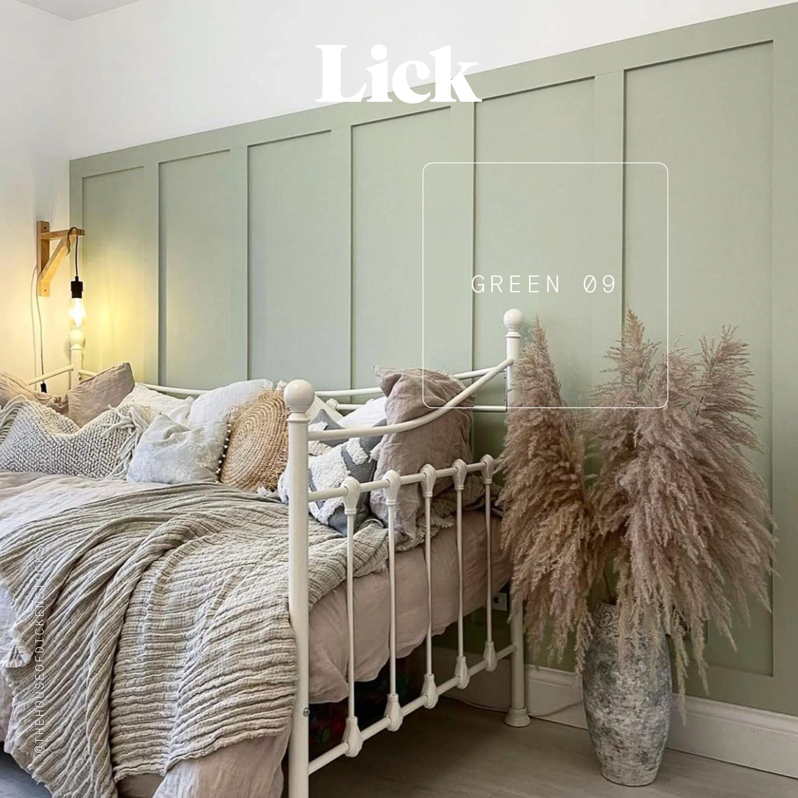 Lick Green 09 Matt Emulsion Paint, 2.5L 6 Lick Green 09 Matt Emulsion Paint, 2.5L - Image 4