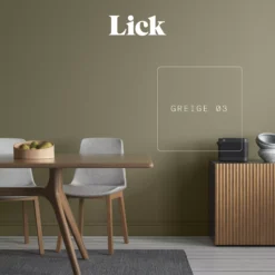 Lick Greige 03 Eggshell Emulsion Paint, 2.5L -Paint Decoration lick greige 03 eggshell emulsion paint 2 5l5060932641929 08i bq